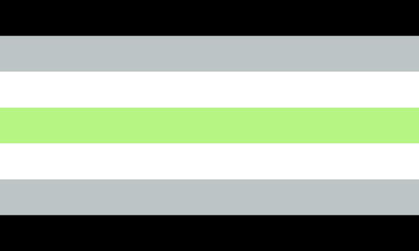 agender flag seven stripes